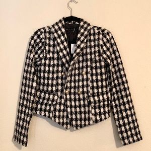 NWT HYFVE houndstooth coat